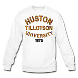 Huston-Tillotson University Rep U Heritage Crewneck Sweatshirt - white