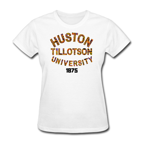 Huston-Tillotson University Rep U Heritage Women's T-Shirt - white
