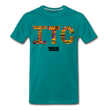 Interdenominational Theological Center (ITC) Rep U Heritage Premium Short Sleeve T-Shirt - teal