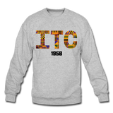 Interdenominational Theological Center (ITC) Rep U Heritage Crewneck Pullover Sweatshirt - heather gray