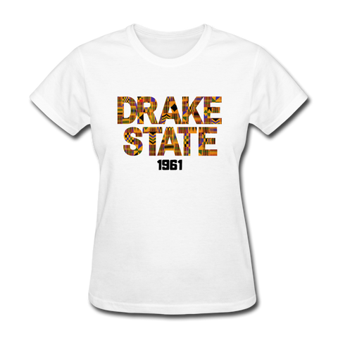 J F Drake State Community and Technical College Women's T-Shirt - white