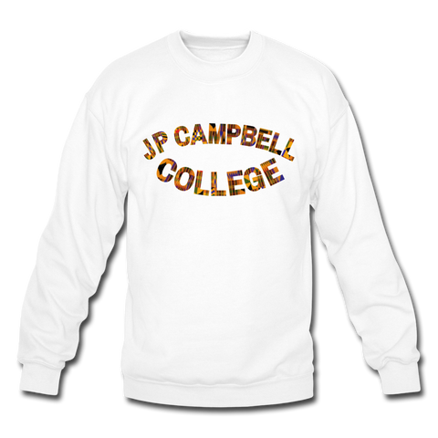 J P Campbell College Rep U Heritage Crewneck Sweatshirt - white