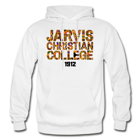 Jarvis Christian College Rep U Heritage Adult Hoodie - white