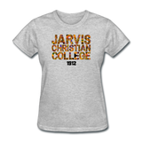 Jarvis Christian College Rep U Heritage Women's T-Shirt - heather gray
