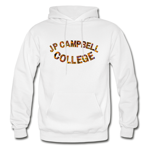 J P Campbell College Rep U Heritage Adult Hoodie - white