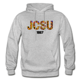 Johnson C. Smith University (JCSU) Rep U Heritage Adult Hoodie - heather gray