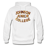 Johnson Junior College Rep U Heritage Adult Hoodie - white