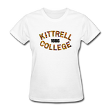 Kittrell College Rep U Heritage Women's T-Shirt - white