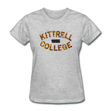 Kittrell College Rep U Heritage Women's T-Shirt - heather gray