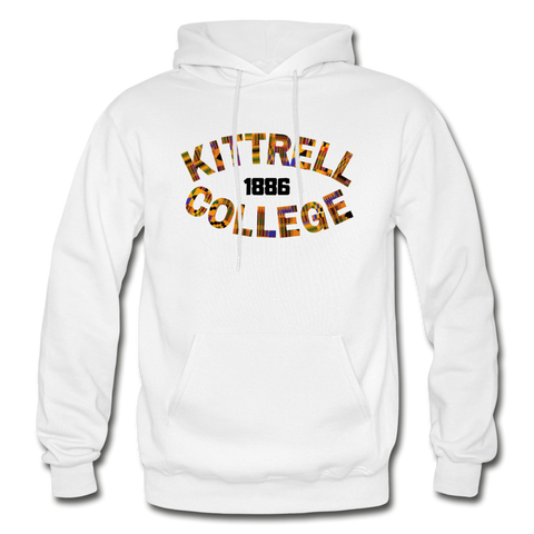 Kittrell College Rep U Heritage Adult Hoodie - white