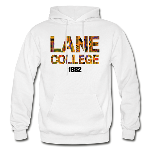 Lane College Rep U Heritage Adult Hoodie - white