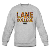 Lane College Rep U Heritage Crewneck Sweatshirt - heather gray