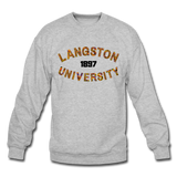 Langston University Rep U Heritage Crewneck Sweatshirt - heather gray