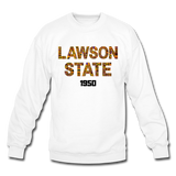 Lawson State Community College Rep U Heritage Crewneck Sweatshirt - white