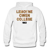 LeMoyne-Owen College Rep U Heritage Adult Hoodie - white