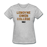 LeMoyne-Owen College Rep U Heritage Women's T-Shirt - heather gray