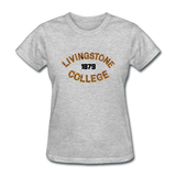 Livingstone College Rep U Heritage Women's T-Shirt - heather gray
