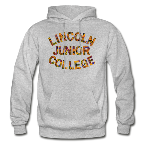 Lincoln Junior College Rep U Heritage Adult Hoodie - heather gray