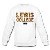 Lewis College of Business Rep U Heritage Crewneck Sweatshirt - white