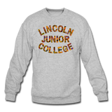 Lincoln Junior College Rep U Heritage Crewneck Sweatshirt - heather gray