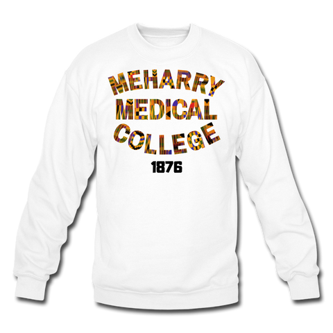 Meharry Medical College Rep U Heritage Crewneck Sweatshirt - white