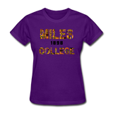 Miles College Rep U Heritage Women's T-Shirt - purple