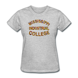 Mississippi Industrial College Rep U Heritage Women's T-Shirt - heather gray