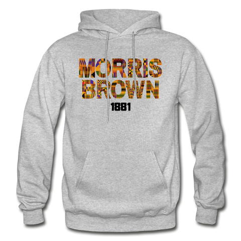 Morris Brown College Rep U Heritage Adult Hoodie - heather gray
