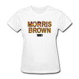 Morris Brown College Rep U Heritage Women's T-Shirt - white