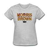 Morris Brown College Rep U Heritage Women's T-Shirt - heather gray