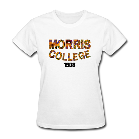 Morris College Rep U Heritage Women's T-Shirt - white
