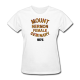 Mount Hermon Female Seminary Rep U Heritage Women's T-Shirt - white
