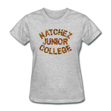 Natchez Junior College Rep U Heritage Women's T-Shirt - heather gray
