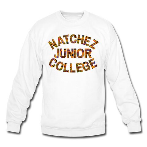 Natchez Junior College Rep U Heritage Crewneck Sweatshirt - white