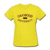 Oakwood University Rep U Heritage Women's T-Shirt - yellow
