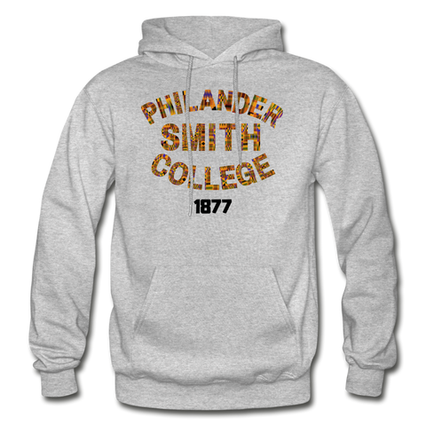 Philander Smith College Rep U Heritage Adult Hoodie - heather gray