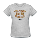 Philander Smith College Rep U Heritage Women's T-Shirt - heather gray