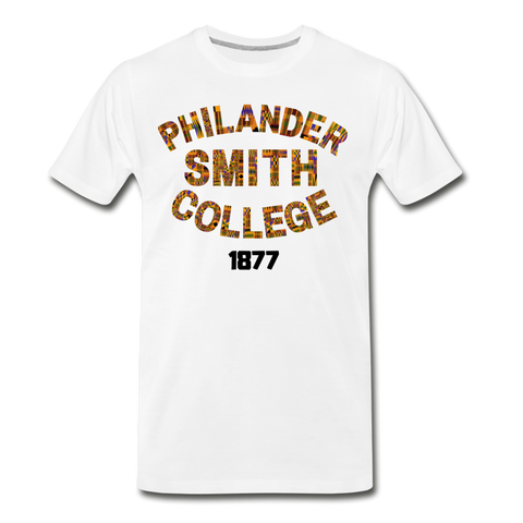 Philander Smith College Rep U Heritage T-Shirt - white