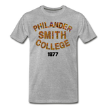 Philander Smith College Rep U Heritage T-Shirt - heather gray