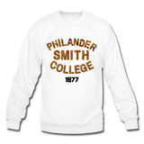 Philander Smith College Rep U Heritage Crewneck Sweatshirt - white