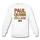 Paul Quinn College Rep U Heritage Crewneck Sweatshirt - white