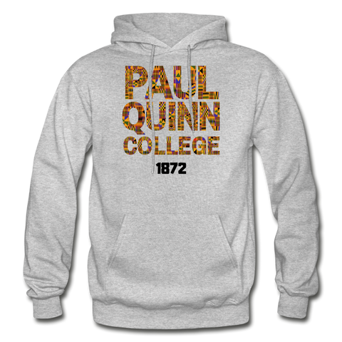 Paul Quinn College Rep U Heritage Adult Hoodie - heather gray