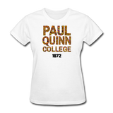 Paul Quinn College Rep U Heritage Women's T-Shirt - white