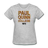 Paul Quinn College Rep U Heritage Women's T-Shirt - heather gray