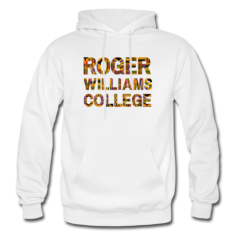 Roger Williams College Rep U Heritage Adult Hoodie - white