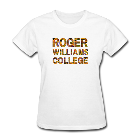 Roger Williams College Rep U Heritage Women's T-Shirt - white