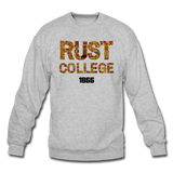 Rust College Rep U Heritage Crewneck Sweatshirt - heather gray