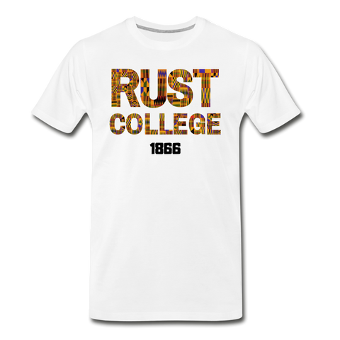 Rust College Rep U Heritage T-Shirt - white