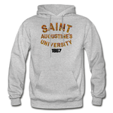 Saint Augustine's University Rep U Heritage Adult Hoodie - heather gray