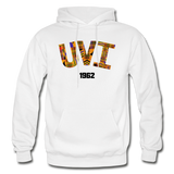 University of the Virgin Islands (UVI) Rep U Heritage Adult Hoodie - white